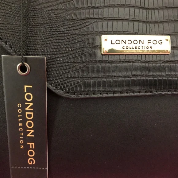 London Fog Orchid Satchel w/removable strap - Picture 6 of 6